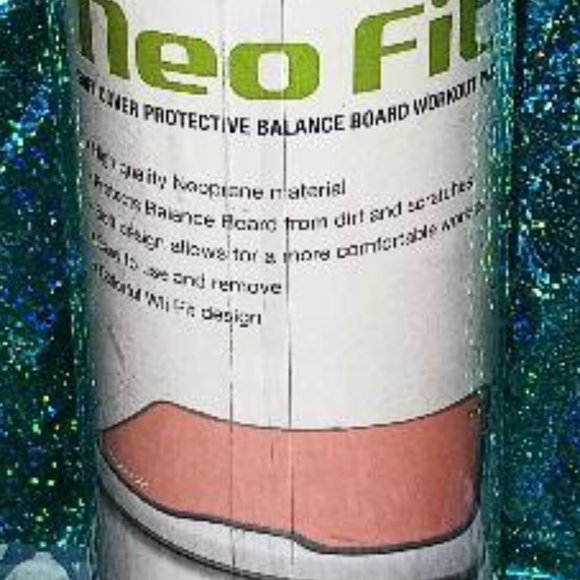 Nintendo Wii Pink Neo Fit Balance Board Protector Neoprene Mat Cover Exercise - Picture 3 of 4